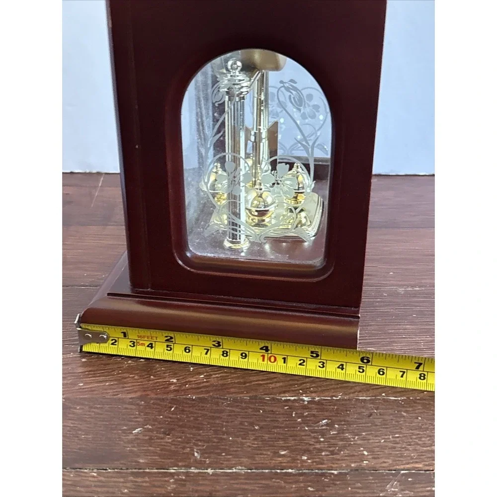 Collector's Seiko Rotary Pendulum Mantel Clock‎ QXG333BL Keeps Time - Parts